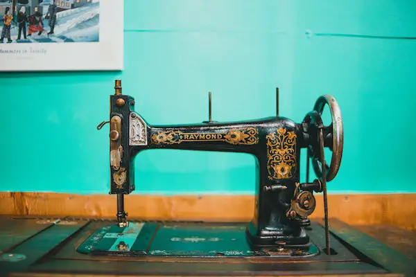 an old Raymond vintage sewing machine