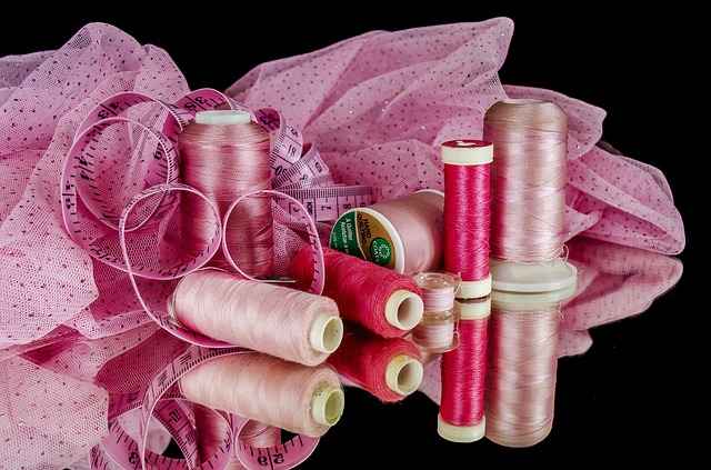sewing material cotton thread