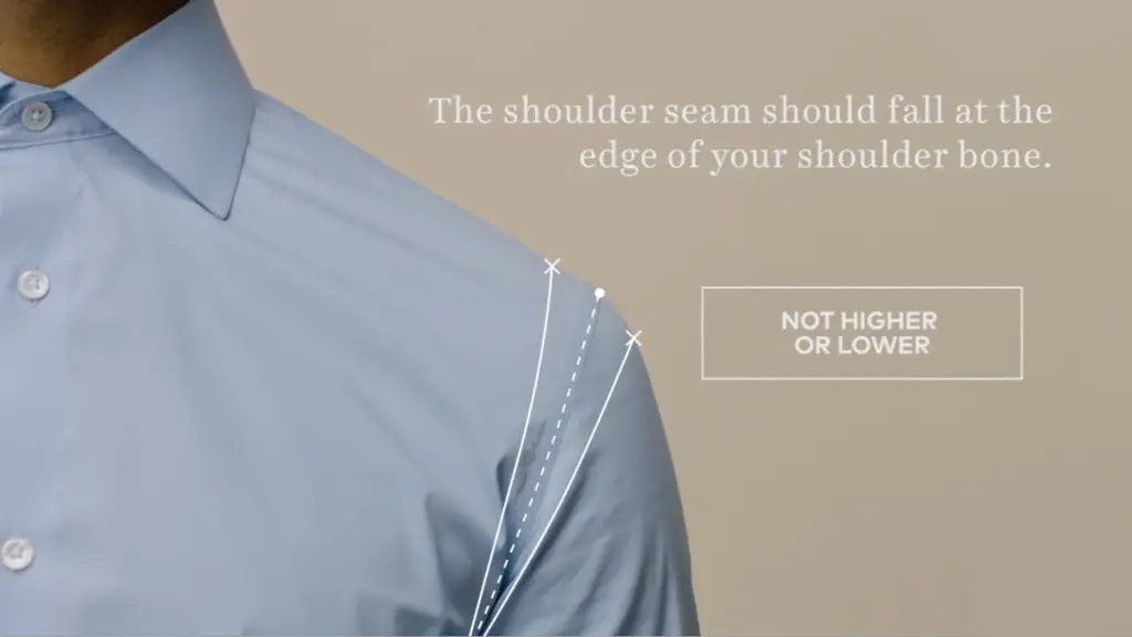 where should shoulder seam fall t-shirt